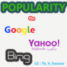 Popularity on Google